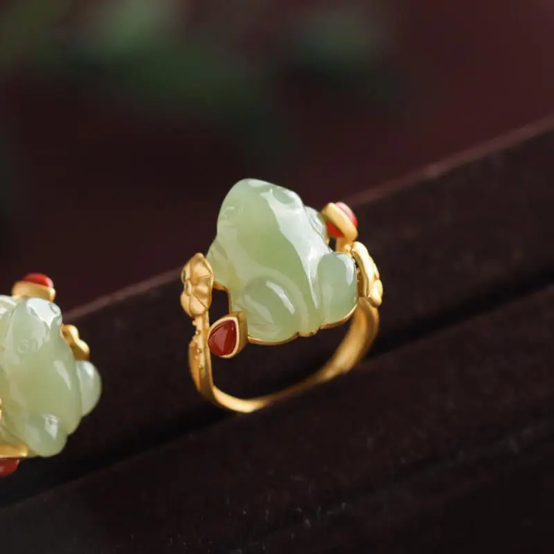 Jewelry Making Rings - Зеленые нефритовые подвески, натуральные дизайнерские аксессуары,