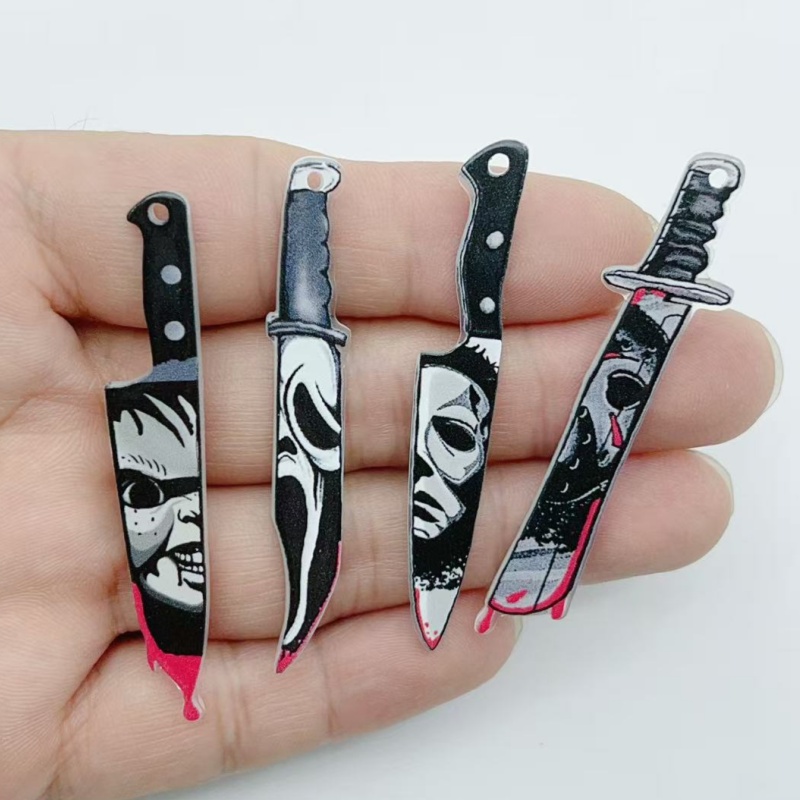 Jewelry Making Accessories - 10 акриловых украшений для Хэллоуина: подвески,
