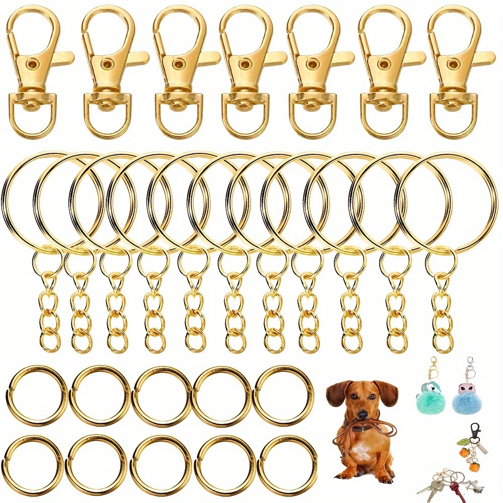 Jewelry Making Silver - 70 шт. Золотистые/серебристые металлические застежки для