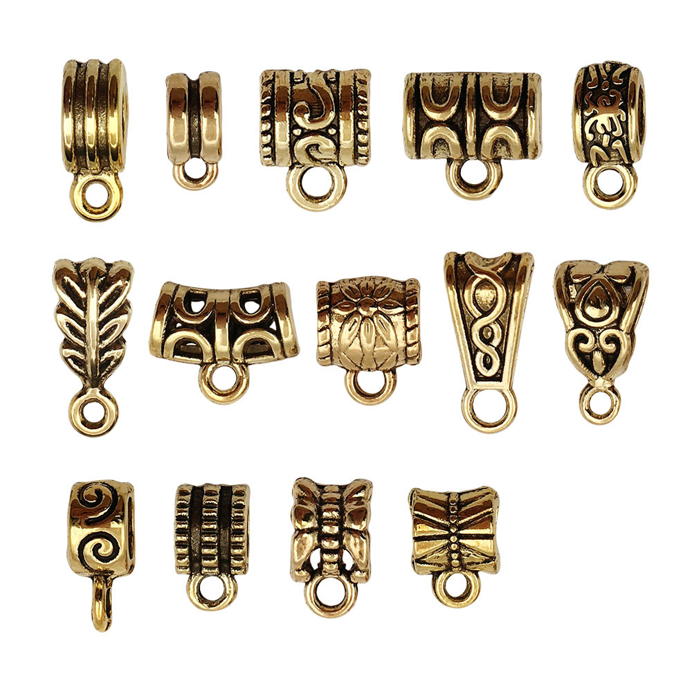 Jewelry Making Silver - «100 шт. смешанные древние золотые и