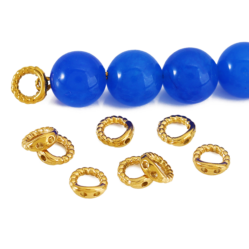Jewelry Making Wire - 30 шт. 5,5 мм Золотистые скрытые