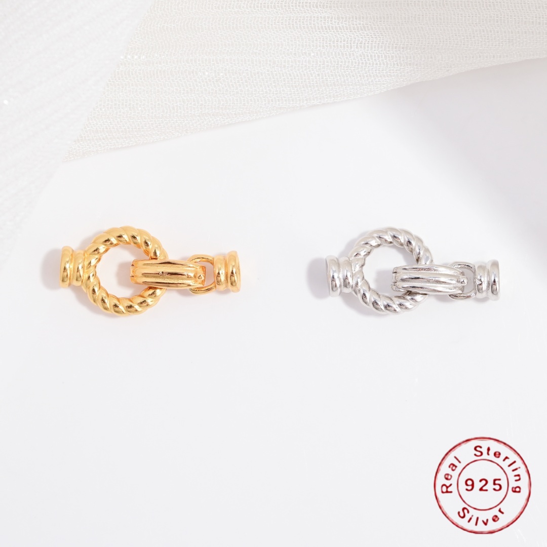 Jewelry Making Wire - Застежка-коннектор из стерлингового серебра 925 пробы