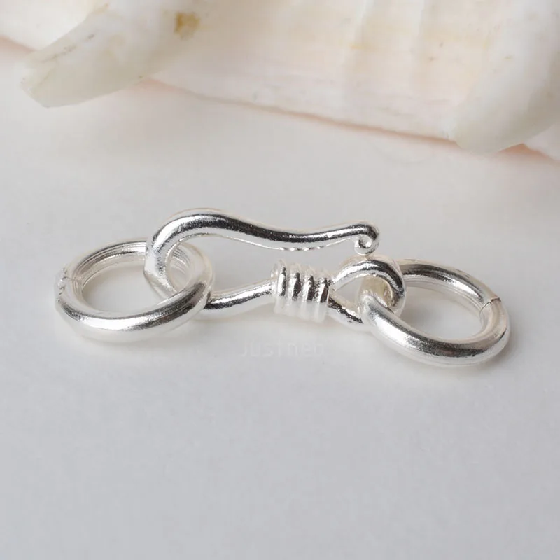 Jewelry Making Silver - Застежка-рыба из стерлингового серебра S с