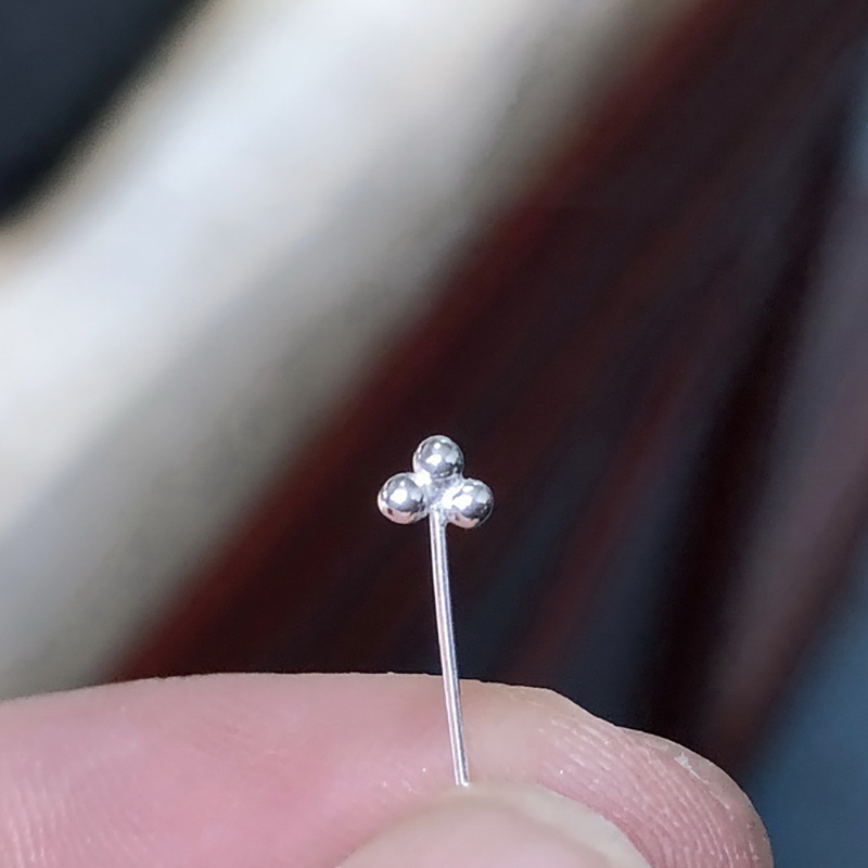 3 штуки штифтов-головокуколько – обзор и цена Jewelry Making Silver