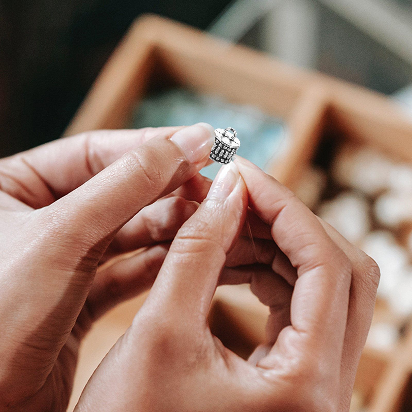 20 шт. тибетских серебряных по – обзор и цена Jewelry Making Silver