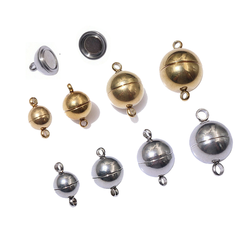 5 пар круглых магнитных застеж – обзор и цена Jewelry Making Charms