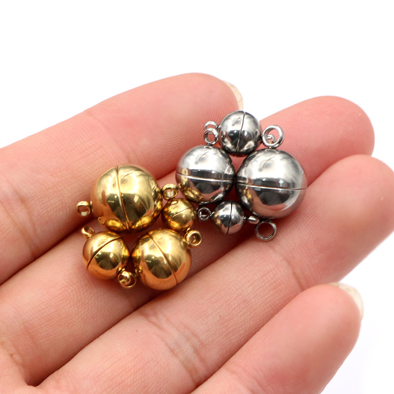 5 пар круглых магнитных застеж – обзор и цена Jewelry Making Charms