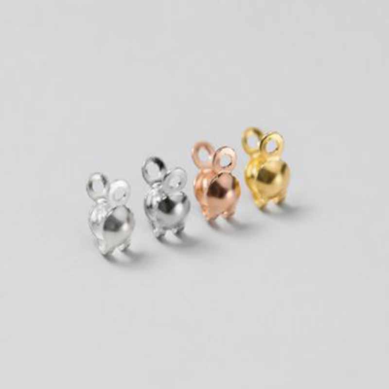 4 шт. Настоящие цельные застеж – обзор и цена Jewelry Making School