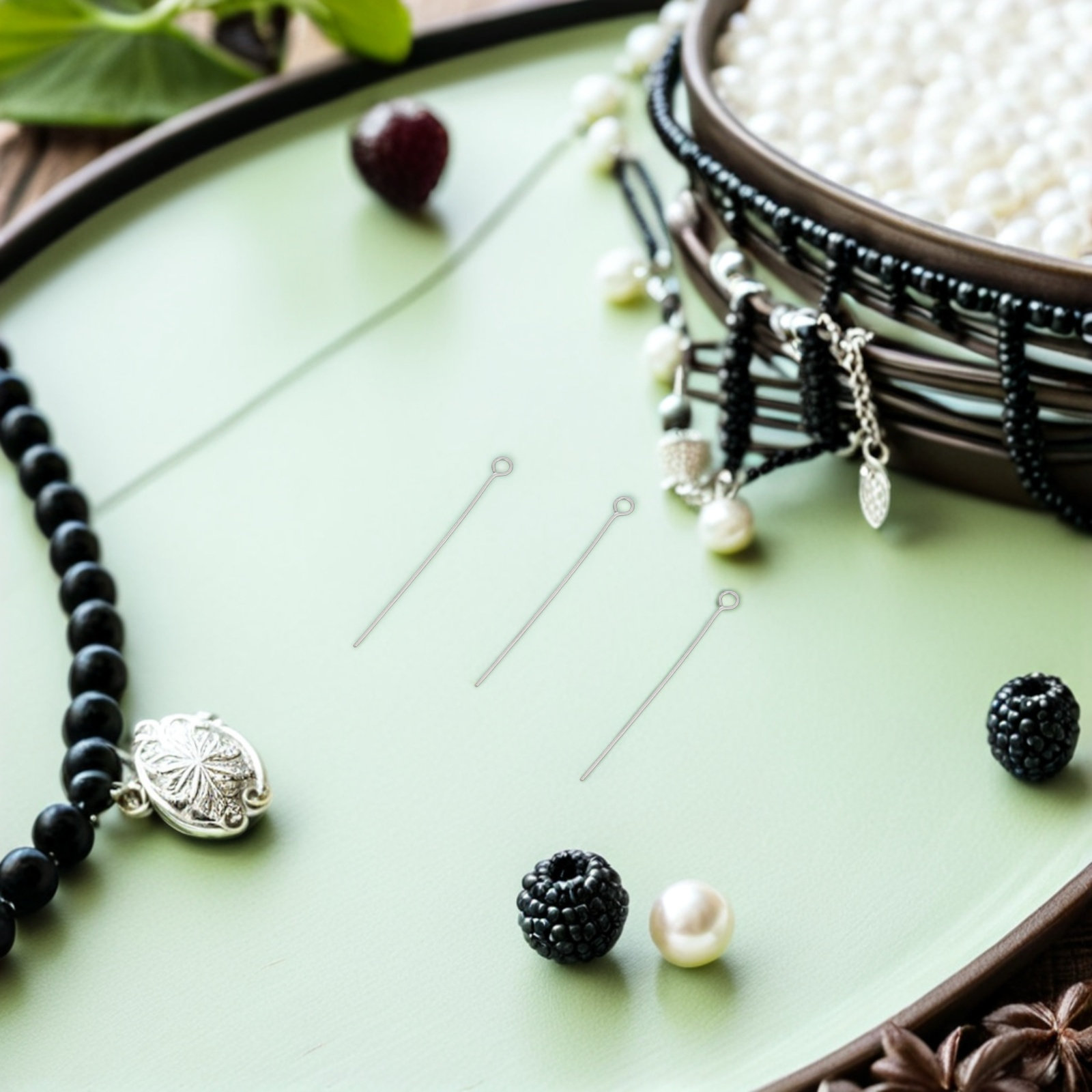 300 шт. серебристых бусин из н – обзор и цена Jewelry Making Silver