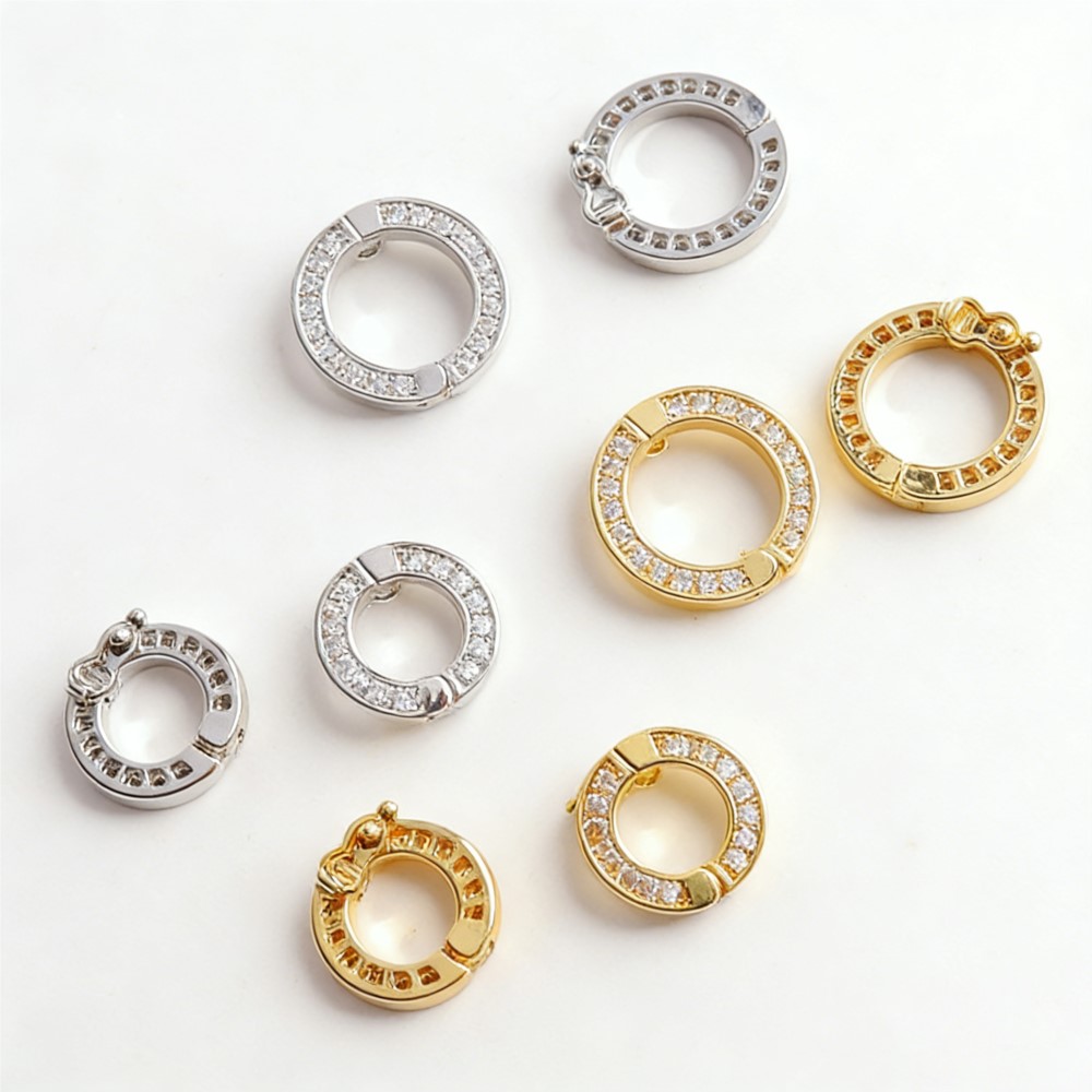 2 шт. кольца-шармы с цирконами – обзор и цена Jewelry Making Rings